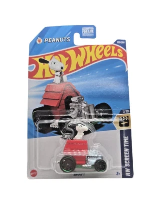 2025 Hot Wheels Snoopy No132 Red PEANUTS - Изображение 1 из 2