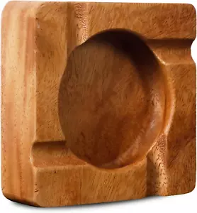 Cenerenere in legno posacenere sigaro posacenere quadrato posacenere in legno posacenere desktop A - Foto 1 di 7