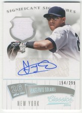 2014 Classics Significant Signatures Jerseys Silver #99 Yangervis Solarte /299