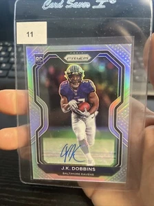 2020 Panini Prizm J.K Dobbins Silver RC Auto #379 - Picture 1 of 4