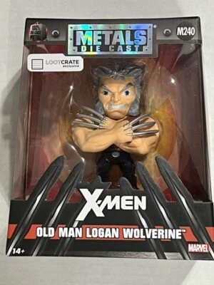 Jada Metals Die Cast X-men Old Man Logan Wolverine Marvel Caja de botín exclusiva Foto 1 de 2