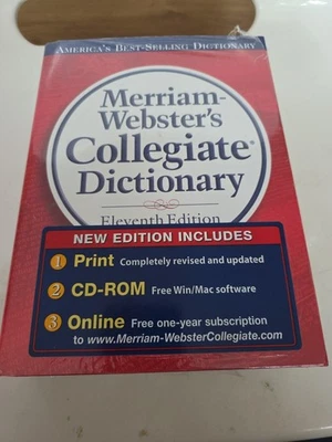 Merriam-Webster's Collegiate Dictionary Eleventh Edition Hardcover EUC - Image 1 of 4