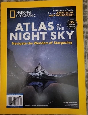 National Geographic Atlas Of The Night Sky 2025 Magazine *NEW* Foto 1 de 2