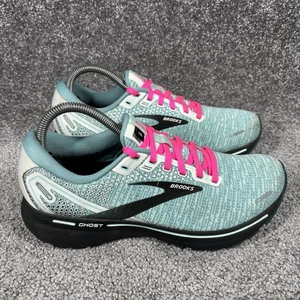 Brooks Ghost 14 Shoes Womens 9 Blue Pink Running Walking Workout Sneakers - Picture 1 of 10