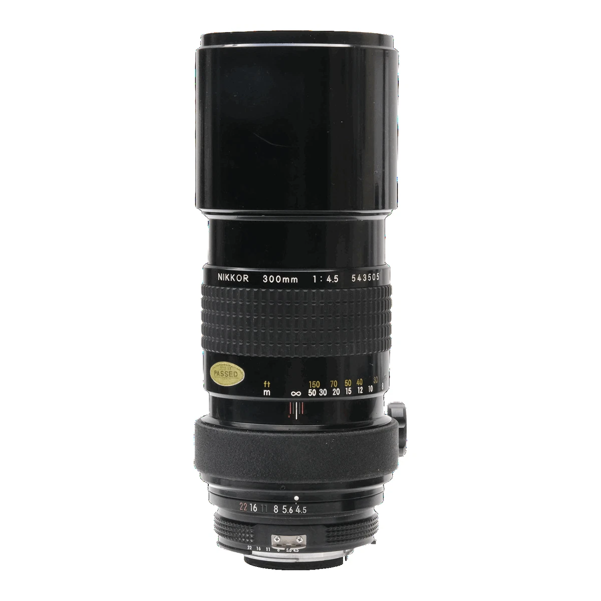 Nikon NIKKOR 300mm f4.5 non-Ai 【並品】 Nikon Nikkor 300mm F4.5 MF Lens non-AI, caps, sharp! – RecycledPhoto