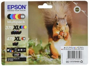 Epson C13T379D4020 X-Large Inkjet Cartridge - Black/Yellow/Magenta/Cyan (Pack of - Afbeelding 1 van 5