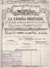 La Espana Industrial, Barcelona 1931, 500 Ptas, deco-classic, VF