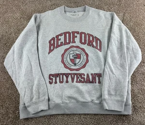 Abercrombie & Fitch Shirt XL Oversized Bedford Stuyvesant Crewneck Sweatshirt NY - Picture 1 of 8