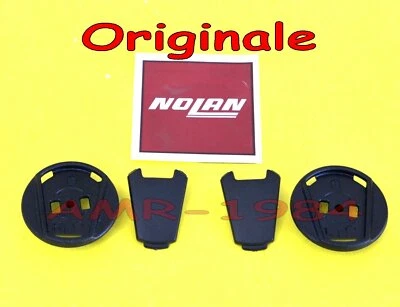 SET VITI FISSAGGIO VISIERA ORIGINALE NOLAN N43 tutti e GREX G4.2 color NERO