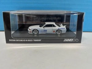 1/64 INNO NISSAN SKYLINE GT-R (R32) PANDEM "ROCKEY BUNNY" WHITE - Picture 1 of 3