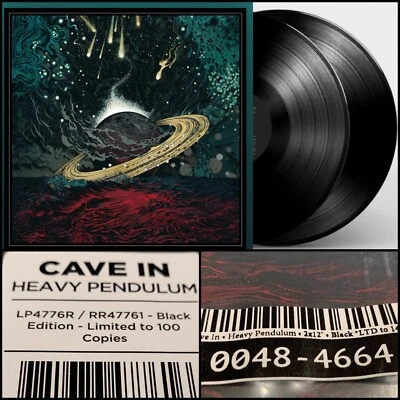 CAVE IN Heavy Pendulum 2x LP Black Vinyl 100-Quicksand Torche Botch Converge - Imagem 1 de 4