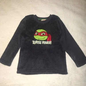 boys primark pj top Raphael ninja turtle grey soft fluffy age 4-5 - Picture 1 of 5