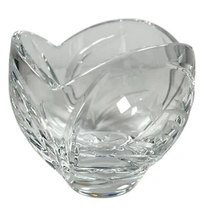 Lenox Longwood Bleikristall klar geriffelt geätzt Schale signiert - Bild 1 von 7