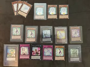 Yugioh Lot Yu-gi-Oh! Mint Queen Sheet Fairy Mudan Alsei Primula Beast Petal +++ - Picture 1 of 16