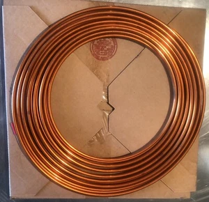 1/4” OD X 0.030” WALL SOFT COPPER TUBING “PRICED PER FOOT” 10’ MINIMUM PURCHASE - Picture 1 of 1