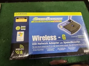 Adattatore di rete USB Linksys Wireless-G nuovo e sigillato - WUSB54G - 2,4 GHz - Foto 1 di 1