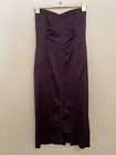 Next Bustier Fitted Pencil Dress Purple UK 14 Party Formal