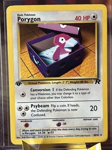Pokémon TCG Porygon Team Rocket 48 Regular 1st Edition Ungewöhnliche LP - Bild 1 von 2