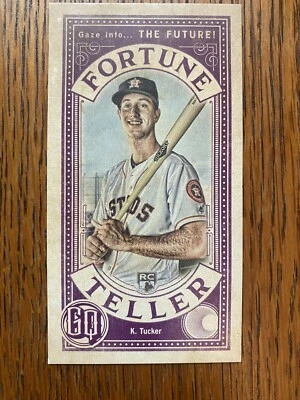 Kyle Tucker 2019 TOPPS GYPSY QUEEN FORTUNE TELLER ROOKIE CARD #FTM-KT ASTROS - Image 1 of 2