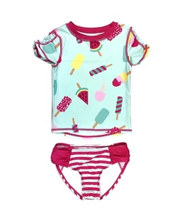 Appaman Kids Girl's Zuma Rashguard Set (Toddler/Little Kids/Big Kids) Ice Cream - Picture 1 of 1