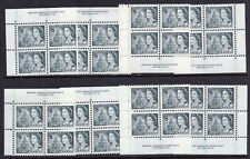 Canada 544pv VF MNH M/S pl. 5 & 6 blocks, 8c slate Centennial 1973 issue CV $56