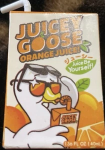 Nuevo ZURU Mini Marcas Kawaii Juicey Ganso Naranja Jugo Caja Miniatura ¡Lindo!! - Imagen 1 de 2