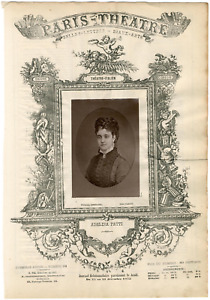 Lemercier, Paris-Théâtre, Adela-Juana-Maria dite Adelina Patti (1843-1919), cant