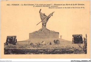 AJAP3-STATUE-0290 - le mort-homme - le monument aux morts de la 69e divisio - Imagen 1 de 2