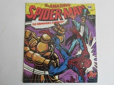 Spider-Man The abominable Snowman 7" Vinyl Story Record 33 1/3 RPM (Power Record