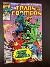 TRANSFORMERS #44 (Marvel Comics 1988) -- Newsstand VARIANT -- VF