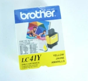 Brother yellow color LC41Y ink cartridge sealed NIB expires 2008 01 amarillo - Picture 1 of 7