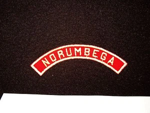 BOY SCOUT   NORUMBEGA  R&W  COUNCIL HALF STRIP - Picture 1 of 1
