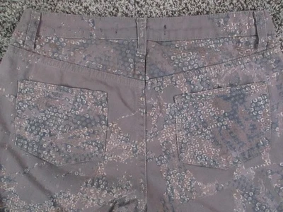 Pantalones de mezclilla Just Cavalli para mujer 27 grises estampados ajustados hechos en Italia elásticos 27x30 Foto 1 de 4