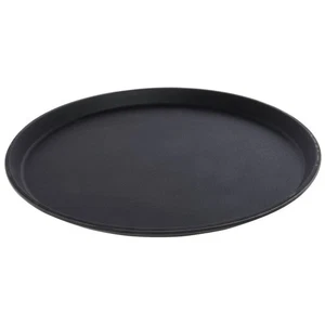 1400TL110 Black Non-Skid Round 14" Treadlite Tray - Picture 1 of 4