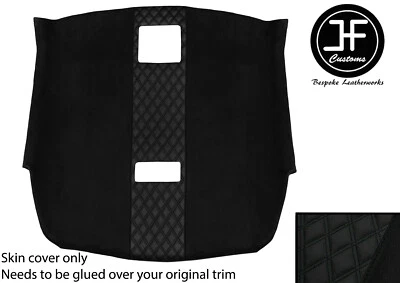 BLACK DIAMOND STITCH ROOF HEADLINING LINER LUXE SUEDE COVER FOR NISSAN GT-R R35 - Image 1 of 4