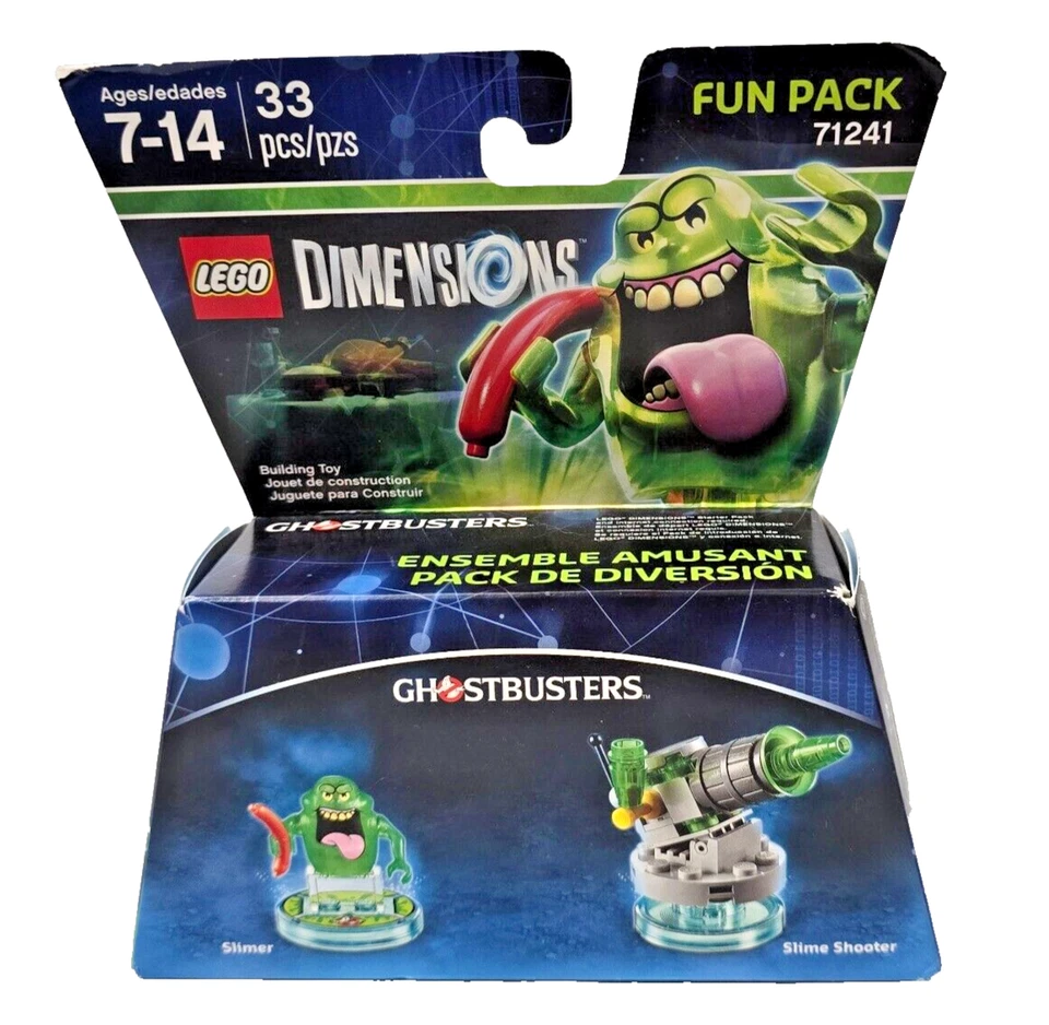Lego Dimensions Ghostbusters Slimer Mini Fig Figure Fun Pack Slime Shooter 71241 - Image 1 of 4