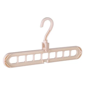 3D Folding Hanger 9 Hole Rotating Magic Closet Organizer Space Saver Saving Room - Picture 1 of 14