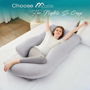 Pregnancy Pillows, Full Body Pillow for Sleeping Support - Picture 1 of 7