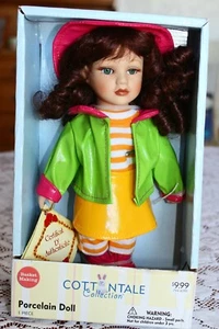 2006 Cottontale Porzellan Puppe Sammlung Osterkorb Füller 9" Jo-Ann Store - Bild 1 von 3