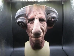 Greyland Film Soft Latex Mask Big Horns (Sun Damaged) SALE (6) - Picture 1 of 4