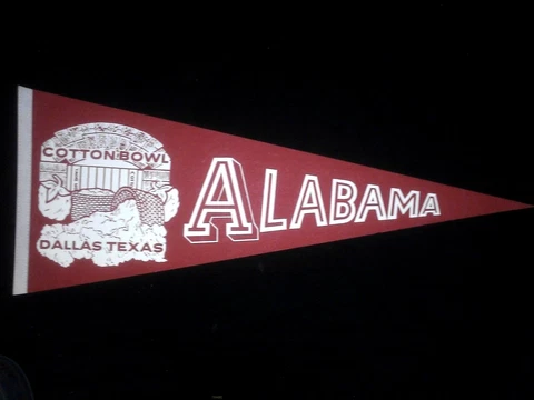 ALABAMA 1981 COTTON BOWL PENNANT Cover