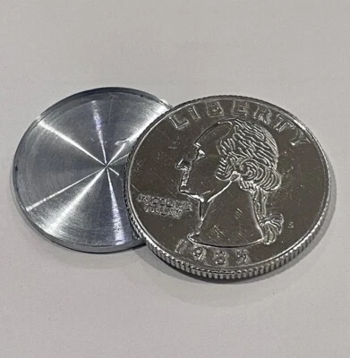 NOVELTY TRICK QUARTER Hollow Detachable Trick Quarter Spy Coin Novelty Gift Free Shipping!