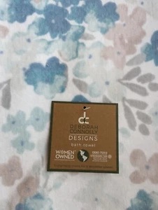 Badetuch Deborah Connolly Floral weiß blau  - Bild 1 von 6