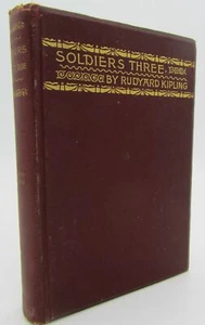 Soldiers Three; A Collection of Stories, 1891 HB by Rudyard Kipling - Picture 1 of 7