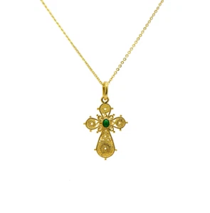 18k Gelbgold Kreuz - Bild 1 von 3