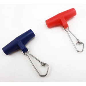 50pcs Fishing Sinker Slides Change Sliding Sinker Snap Clips Fishing Connector - Picture 1 of 26