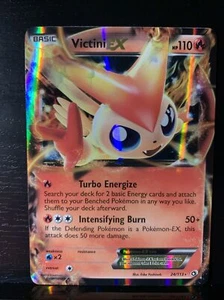 Pokémon TCG Victini EX Legendary Treasures 24/113 Holo Holo Rare EX - Picture 1 of 2