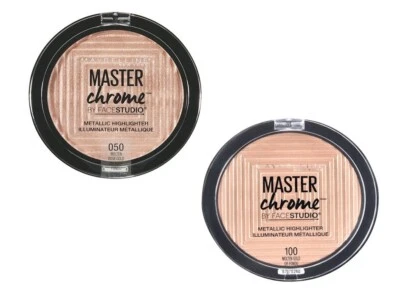 Iluminador Maybelline Master cromado elige oro o oro rosa Foto 1 de 3
