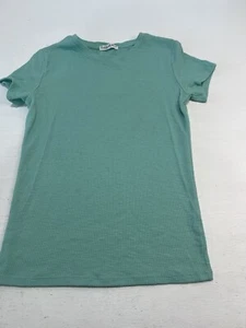 Juniors Popular 21 Top Size M Short Sleeve Turquoise Shirt. - Picture 1 of 7