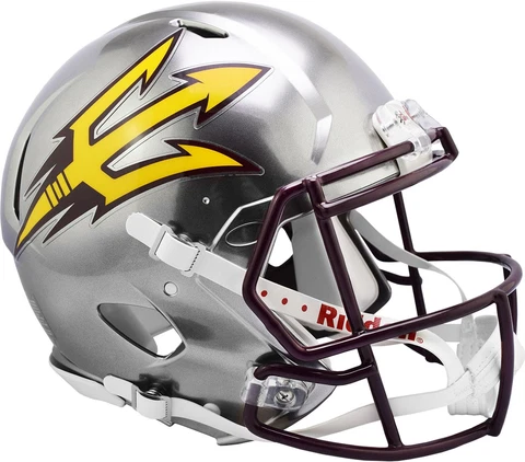 Arizona State Sun Devils Unsigned  FLASH Alt Revolution  Auth. Football Helmet Cover